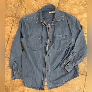Basin and Range denim shirt women XS